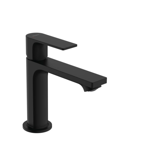 Смеситель для раковины HANSGROHE Rebris E 72557670 однорычажный черный матовый